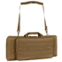 The Condor 28 Single Rifle Case is a brown tactical case with a shoulder strap, side handle, and front panel MOLLE webbing—ideal for military or first responders to carry and secure firearms and accessories.