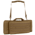The Condor 28 Single Rifle Case is a brown tactical case with a shoulder strap, side handle, and front panel MOLLE webbing—ideal for military or first responders to carry and secure firearms and accessories.