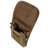 Open Condor 36 Single Rifle Case in brown, featuring multiple internal compartments and Velcro closure, perfect for bushcraft or shooting range use, shown from above at an angle.