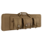 The Condor 42 Double Rifle Case is a tan, rectangular case with three front pouches, buckles, and a carrying handle—perfect for law enforcement or EDC enthusiasts needing organized and reliable gear storage.