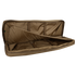 The Condor 42 Double Rifle Case features a brown, soft-sided design with padded interior compartments and securing straps—ideal for military and law enforcement professionals.