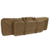 The Condor 42 Double Rifle Case in tan features multiple compartments, MOLLE webbing, and carrying handles—ideal for EDC or range trips—shown against a white background.