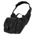 The Condor EDC Bag is a black tactical shoulder sling with multiple compartments, MOLLE webbing, an adjustable padded strap, and a large front buckle—perfect for law enforcement or first responders.