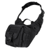 The Condor EDC Bag is a black tactical shoulder sling with multiple compartments, MOLLE webbing, an adjustable padded strap, and a large front buckle—perfect for law enforcement or first responders.