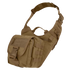 The Condor EDC Bag is a brown tactical sling bag with multiple compartments, adjustable padded strap, buckle closure, and MOLLE webbing—perfect for military or law enforcement use.