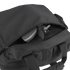 The Condor E & E Bag 9L in black, shown with a partially open zipper exposing a handgun inside, is designed for everyday carry (EDC) or law enforcement applications.