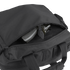 The Condor E & E Bag 9L in black, shown with a partially open zipper exposing a handgun inside, is designed for everyday carry (EDC) or law enforcement applications.