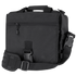 The Condor E & E Bag 9L is a black messenger bag featuring a zippered front pocket, buckle closure, adjustable shoulder strap, and top handle—ideal for law enforcement or transporting gear to the range.