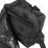 The Condor E & E Bag 9L is a black tactical bag featuring multiple compartments, zippers, webbing, and a clear plastic inner pocket—ideal for EDC or law enforcement use.