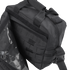 The Condor E & E Bag 9L is a black tactical bag featuring multiple compartments, zippers, webbing, and a clear plastic inner pocket—ideal for EDC or law enforcement use.