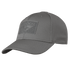 The Condor Flex Tactical Cap is a gray textured cap with a curved brim and front patch, perfect for EDC enthusiasts or first responders seeking comfort and utility.