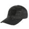 The Condor Flex Tactical Cap in MultiCam Black features visible stitching and a front black patch.