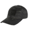 The Condor Flex Tactical Cap in MultiCam Black features visible stitching and a front black patch.