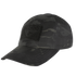 The Condor Flex Tactical Cap in MultiCam Black features visible stitching and a front black patch.