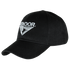 The Condor Signature Range Cap is a black baseball cap with a curved brim, featuring CONDOR and a triangular logo embroidered in white—ideal for military or law enforcement professionals.