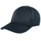 The Condor Flex Team Cap in navy features visible stitching, a curved brim, and a stretchable sweatband, displayed against a transparent background.