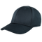 The Condor Flex Team Cap in navy features visible stitching, a curved brim, and a stretchable sweatband, displayed against a transparent background.