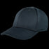 The Condor Flex Team Cap in navy features visible stitching, a curved brim, and a stretchable sweatband, displayed against a transparent background.