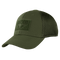 The Condor Flex Tactical Mesh Cap is an olive green trucker hat with a curved brim and front rectangular patch, inspired by classic military style.