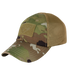 The Condor Flex Tactical Mesh Cap in MultiCam features a curved brim, mesh back, and front velcro patch, displayed on a plain white background.