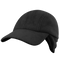 The Condor Yukon Fleece Cap in black, featuring ear flaps and bushcraft-inspired design, is shown from a three-quarter angle against a white background. Now on SALE.