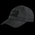 The Condor Cool Mesh Tactical Cap is a black cap with a curved brim and rectangular Velcro patch on the front, ideal for law enforcement or first responders.
