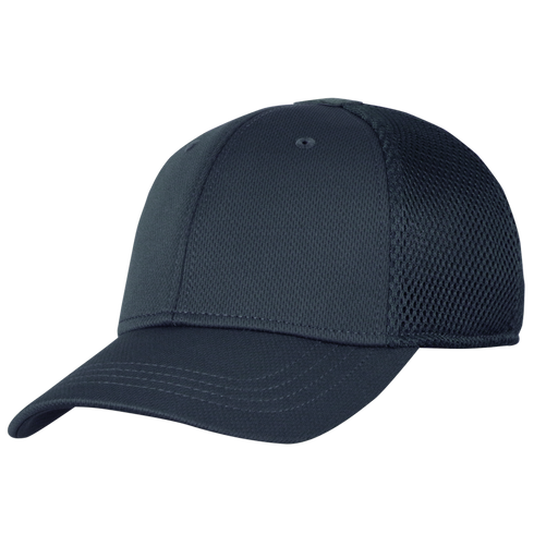 The Condor Flex Team Mesh Cap is a dark blue tactical baseball cap with side mesh panels and a curved brim, shown on a plain background.