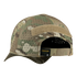 The Condor HydroFit Team Mesh Cap in MultiCam features a camouflage pattern, ventilation holes, velcro patches, and a black Condor brand label above the adjustable strap.