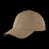 The Condor HydroFit Team Mesh Cap is a tan baseball cap with a curved visor and mesh side panels for ventilation, designed for Military or First Responder use, shown on a white background.