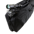 A Condor 25" Transporter Case in black holds a rifle with a scope and bipod, partially visible inside the zippered case, set against a white background.