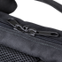 Close-up of the Condor 25 Transporter Case in black fabric, designed for shooting range or military use, featuring two zipper pulls meeting at the center of a closed zipper.