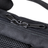 Close-up of the Condor 25" Transporter Case in black, highlighting two closed zippers with black metal pulls and a mesh pocket beneath them.