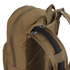 Close-up of the Condor Fuel Hydration Backpack 18L in brown, featuring a padded shoulder strap, mesh back panel, and efficient gear organization.
