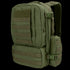 The Condor Convoy Backpack 22L in Olive Drab, shown at a three-quarter angle, features multiple zippered compartments and MOLLE webbing on the front and sides.