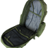 The Condor Convoy Backpack 22L in Scorpion OCP is shown fully unzipped, revealing a spacious main compartment with internal mesh and fabric pockets—perfect for EDC or organizing shooting range essentials.