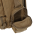 A close-up of the open Condor Convoy Backpack 22L shows its zippered interior pocket and shoulder strap—perfect for carrying law enforcement or first responder essentials.