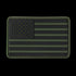 The Condor US Flag PVC Patch features a subdued black and olive green American flag design, ideal for military, law enforcement, or tactical gear.