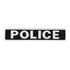 The Condor Police Patch is a rectangular black patch with bold white POLICE lettering and a white border—perfect for first responders at the shooting range.