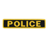 The Condor Police Patch features yellow POLICE text on a black background with a yellow border—making it a great addition to your EDC gear or shooting range setup.