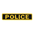The Condor Police Patch features yellow POLICE text on a black background with a yellow border—making it a great addition to your EDC gear or shooting range setup.