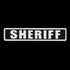 The Condor Sheriff Patch is a rectangular black patch with bold white “SHERIFF” lettering, ideal for tactical gear used by first responders and military personnel.