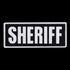 The Condor Sheriff Patch features a black background with bold white SHERIFF lettering, perfect for law enforcement and first responder uniforms.