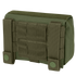 The Condor First Response Pouch is an olive green tactical pouch with MOLLE webbing and snap-button straps on the back, designed for easy attachment to gear or backpacks.
