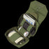 The Condor First Response Pouch - Scorpion OCP displays bandages, gauze, and medical supplies in organized compartments—perfect for Military or First Responder use.