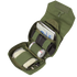 The Condor First Response Pouch - Scorpion OCP displays bandages, gauze, and medical supplies in organized compartments—perfect for Military or First Responder use.