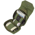 The Condor First Response Pouch - Scorpion OCP displays bandages, gauze, and medical supplies in organized compartments—perfect for Military or First Responder use.