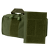 The Condor First Response Pouch is a green tactical pouch featuring a zipper, fabric handle, and an attached Velcro panel.