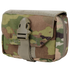 The Condor First Response Pouch in Scorpion OCP is a compact military pouch featuring a flap closure secured by a plastic buckle and strap.