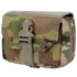 The Condor First Response Pouch in Scorpion OCP is a compact military pouch featuring a flap closure secured by a plastic buckle and strap.
