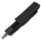 The Condor Baton Pouch in black is a nylon holster with Velcro flap, MOLLE compatible for law enforcement use, and fits a small metal flashlight or tool; shown on a white background.
